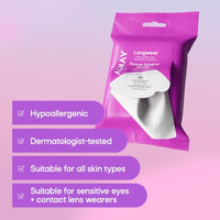 Thumbnail for Image 7 of Almay Face Makeup Remover Wipes, Longwear & Waterproof, Hypoallergenic, Fragrance Free, Dermatologist & Ophthalmologist Tested, 25 Count (Pack of 2)