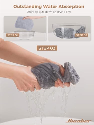 Image 21 of Hicober Microfiber Hair Towel Wrap for Women