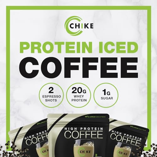 Image 5 of CHIKE Vanilla High Protein Iced Coffee, Protein Coffee Powder, 20g Whey