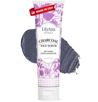 Thumbnail for Image 1 of Facial Scrub / 3 Ounce (Pack of 1) for the product LilyAna Naturals Charcoal Face Scrub Microdermabrasion, 3 oz