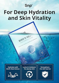Thumbnail for Image 4 of SNP 1000mg Bird's Nest  Hyaluronic Acid Ampoule Sheet Mask 10 Sheets