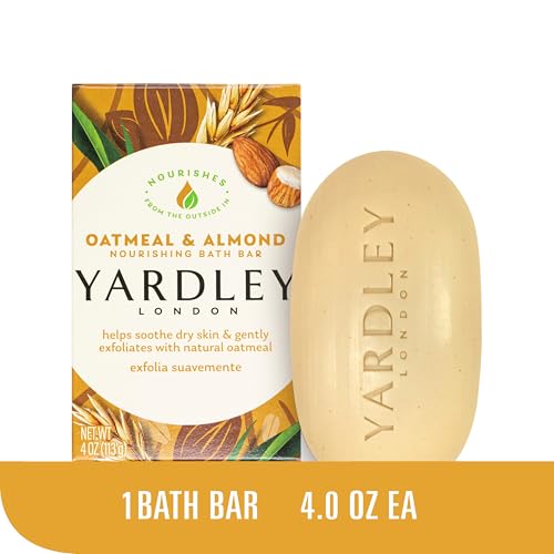 Image 5 of YARDLEY LONDON Yardley Oatmeal and Almond Bar Soap, 4 Ounce (Pack of 4)