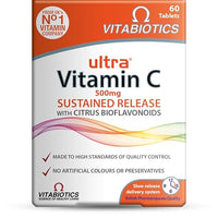 Thumbnail for Image 1 of Default Title for the product Vitabiotics Ultra Vitamin C - 60 Tablets