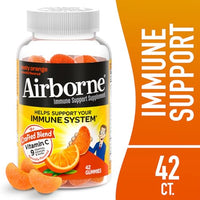 Thumbnail for Image 2 of Airborne 750mg Vitamin C Immune Support Supplement Gummies for Adults, 42 Gummies (3 Pack)