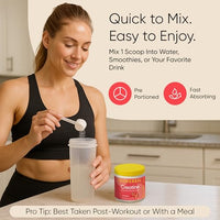 Thumbnail for Image 6 of Universal U Creatine Monohydrate for Women - Flavored Creatine Powder, 30 Servings