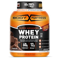 Thumbnail for Image 1 of Default Title for the product Body Fortress Super Advanced Whey Protein Powder, Chocolate, 3.9 lbs
