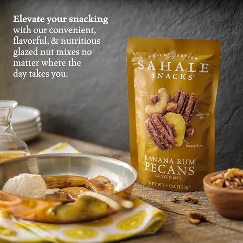 Image 6 of Sahale Snacks Glazed Mix, Banana Rum Pecans, 24 Ounce