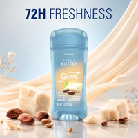 Thumbnail for Image 3 of Secret Antiperspirant Deodorant for Women, Cocoa Butter Scent, 2.6 oz
