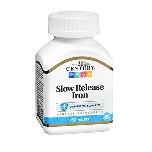 21st Century Slow Release Iron 60 Tabs