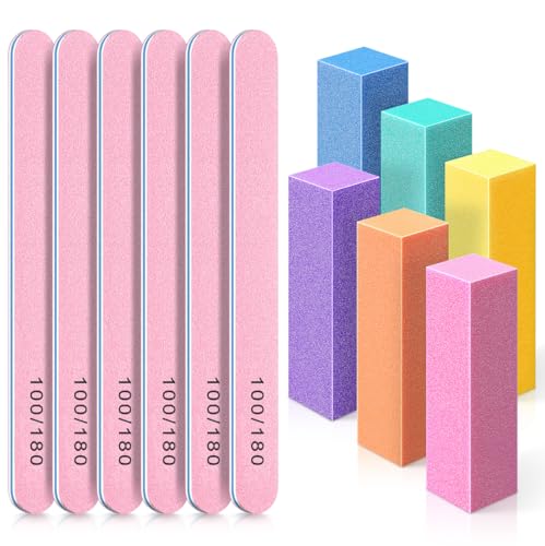 Image 4 of Pink for the product TsMADDTs Nail Files and Buffers Professional Manicure Tools