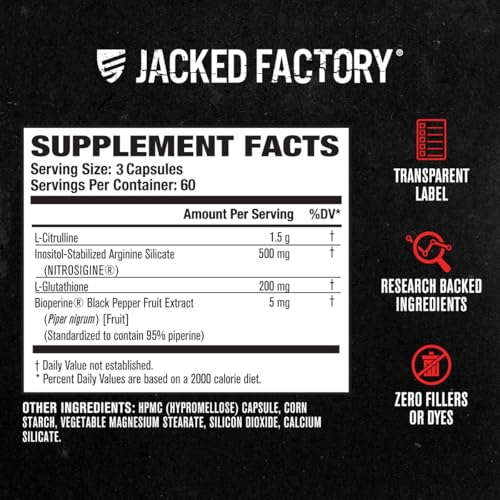 Image 7 of Jacked Factory N.O. XT Nitric Oxide Supplements for Men