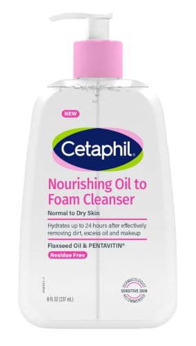 Image 1 of Default Title for the product Cetaphil Nourishing Oil to Foam Facial Cleanser, Dry Skin, 8oz