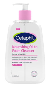 Thumbnail for Image 1 of Default Title for the product Cetaphil Nourishing Oil to Foam Facial Cleanser, Dry Skin, 8oz