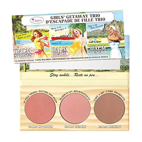 Image 1 of Default Title for the product theBalm Girls' Getaway Trio Highlighting Powder Cheek Palette 0.116 oz each