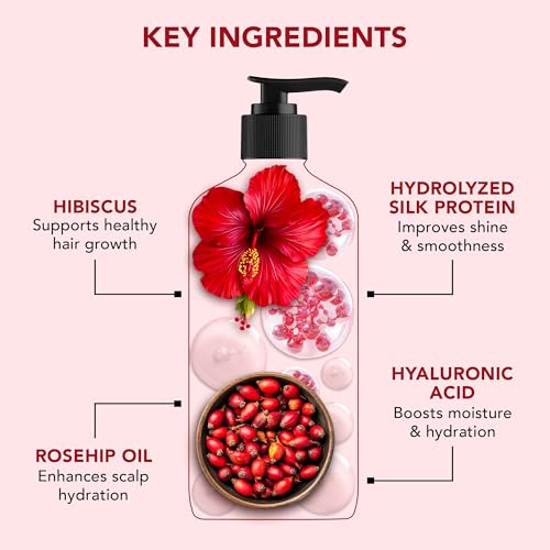 Image 2 of Botanic Hearth Hibiscus Shampoo For All Hair Types - 16 Fl oz