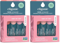 Thumbnail for Image 2 of 0.6 Ounce (Pack of 2) for the product Cliganic Organic Lip Balm Set, 4 Flavors, 100% Natural for Dry Cracked Lips
