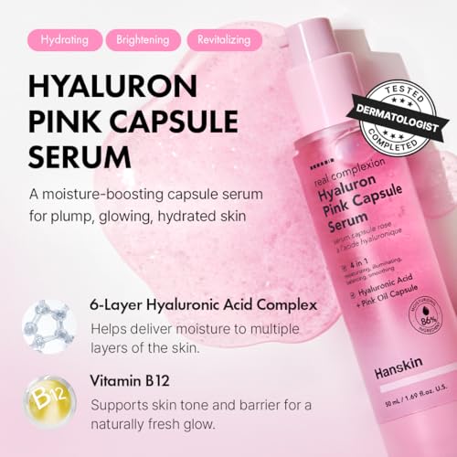 Image 2 of Hanskin Hyaluron Pink Capsule Serum 1.69 fl oz