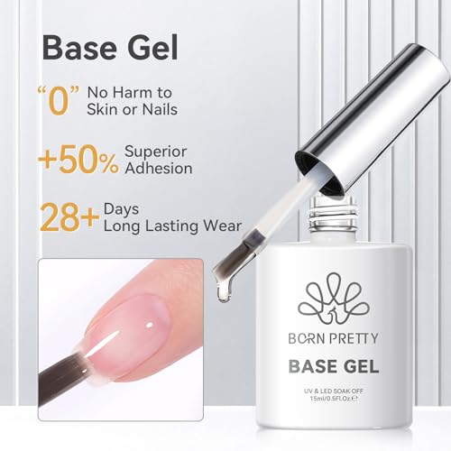 Image 2 of Born Pretty Gel Polish No Wipe Base Gel 15ml