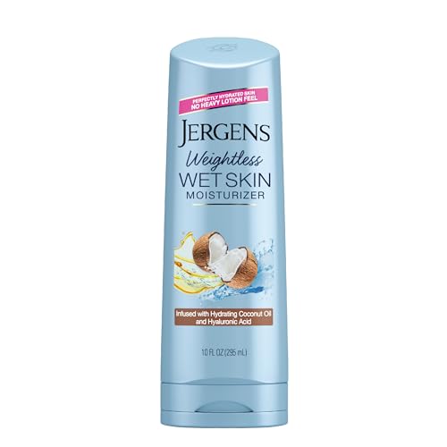 Image 1 of 10 Fl Oz (Pack of 1) for the product Jergens Wet Skin Body Lotion with Coconut Oil, 10 Ounce