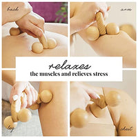 Thumbnail for Image 5 of tuuli Back Massager with Smooth Ball Rollers 7 x 3 inches