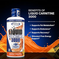 Thumbnail for Image 7 of Gaspari Nutrition Liquid L-Carnitine 3000 32 Servings