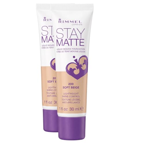 Image 30 of Soft Beige / 1 Fl Oz (Pack of 2) for the product Rimmel Stay Matte Liquid Foundation