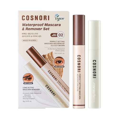 Image 1 of Default Title for the product COSNORI Waterproof Mascara & Remover Set 02 Cozy Brown