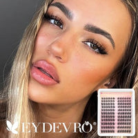 Thumbnail for Image 5 of EYDEVRO Manga Lash Clusters Wispy Eyelash Clusters Natural Cat Eye Lashes