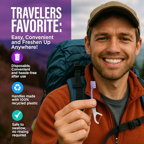 Image 8 of GuruNanda Disposable Travel Toothbrush 2.0