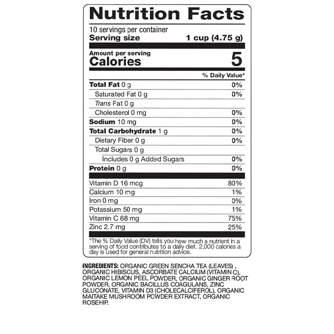 Image 2 of BareOrganics Daily Defence Tea Organic Tea Pods for Keurig 10ct