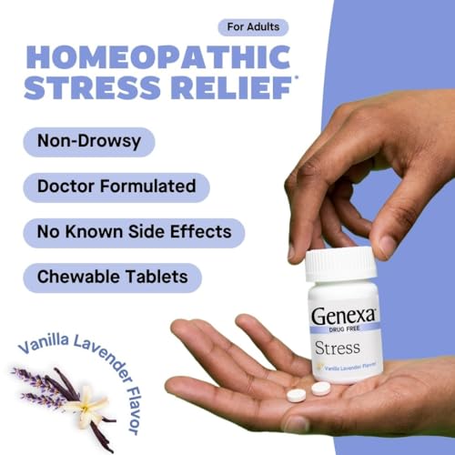 Image 4 of Genexa Stress, Anxiety & Stress Relief Made Clean, 180 Chewable Tablets