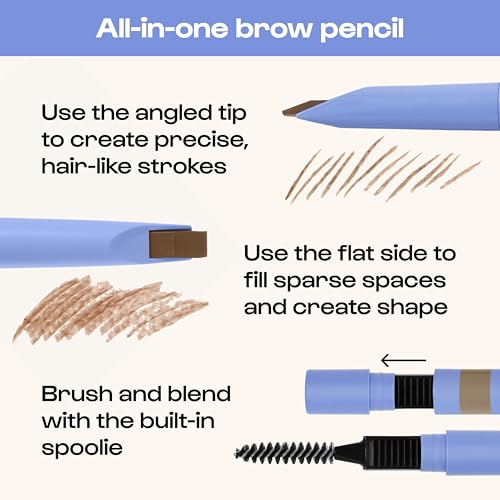 Image 4 of ALLEYOOP Swift Brow Shape + Fill Eyebrow Pencil, Sharpener, Taupe