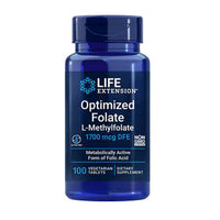 Thumbnail for Life Extension Optimized Folate 1700 mcg DFE 100 Tabs