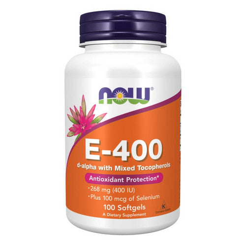 Now Foods Vitamin E 400 IU 100 Sgels