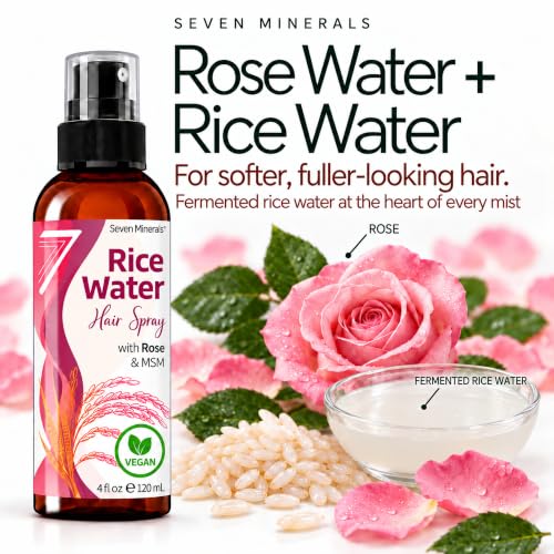 Image 3 of Seven Minerals Rice Water Spray for Hair Growth - 4 fl oz