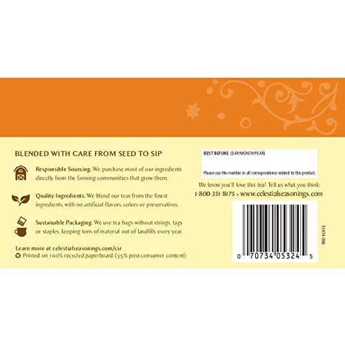 Image 2 of Celestial Seasonings Herbal Tea Country Peach Passion 20 Count Pack of 3