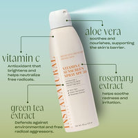 Thumbnail for Image 3 of InstaNatural Vitamin C SPF 50 Spray: Broad Spectrum Sunscreen, 5.5 Fl Oz