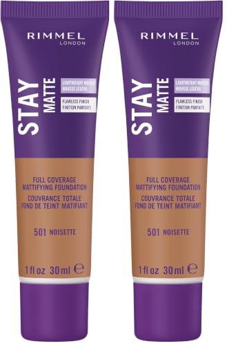 Image 24 of Noisette / 1 Fl Oz (Pack of 2) for the product Rimmel Stay Matte Liquid Foundation