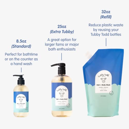 Image 7 of TUBBY TODD Hair + Body Wash, Baby Shampoo and Body Wash
