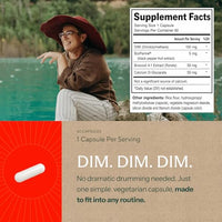 Thumbnail for Image 4 of Sunergetic Premium DIM Supplement ??50mg diindolylmethane, Broccoli, Calcium D-Glucarate & Bioperine for Men & Women ??IM Complex for Menopause Support & Balance - 60 Capsules