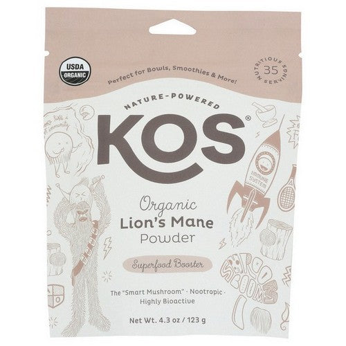 Kos Organinc Lion's Mane Powder 4.3 Oz