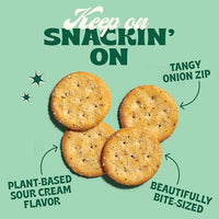 Thumbnail for Image 3 of Back to Nature Sour Cream & Onion Style Mini Seasoned Crackers 5 oz Box