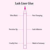 Thumbnail for Image 2 of Gerard Cosmetics Lash Liner Glue (Black), 2 in 1 Eyeliner and Eyelash Glue Pen