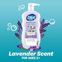 Thumbnail for Image 3 of Dial Kids Lavender 3-in-1 Body + Hair + Bubble Bath, 24 Fl Oz, 4-Pack