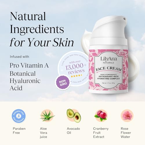 Image 3 of LilyAna Naturals Face and Neck Moisturizer for Women and Men - 1.7oz