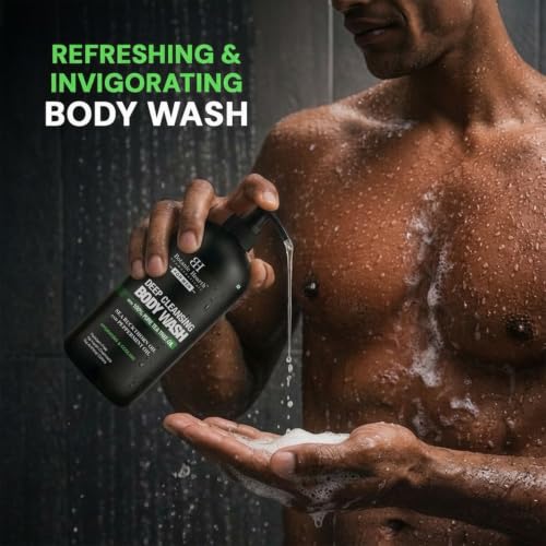 Image 6 of Botanic Hearth Tea Tree Body Wash for Men 16 Fl Oz