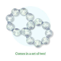 Thumbnail for Image 6 of Green Sprouts Cool Ring Teether (2 Pack) Clear - 6mo+