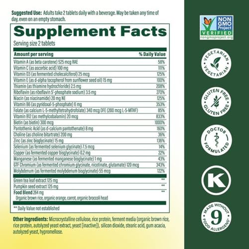 Image 4 of MegaFood Advanced Multivitamin for Men 55+ 120 Tablets