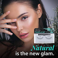 Thumbnail for Image 2 of Ardell False Eyelashes 108 - Black, Lightweight, Reusable Strip Lashes, 4 Pack