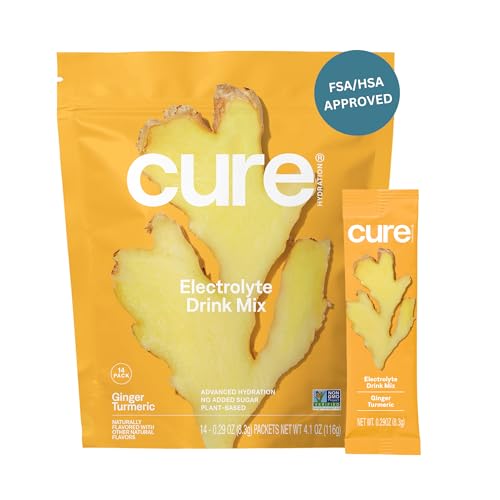 Image 10 of Ginger Turmeric for the product Cure Hydration Electrolyte Drink Powder